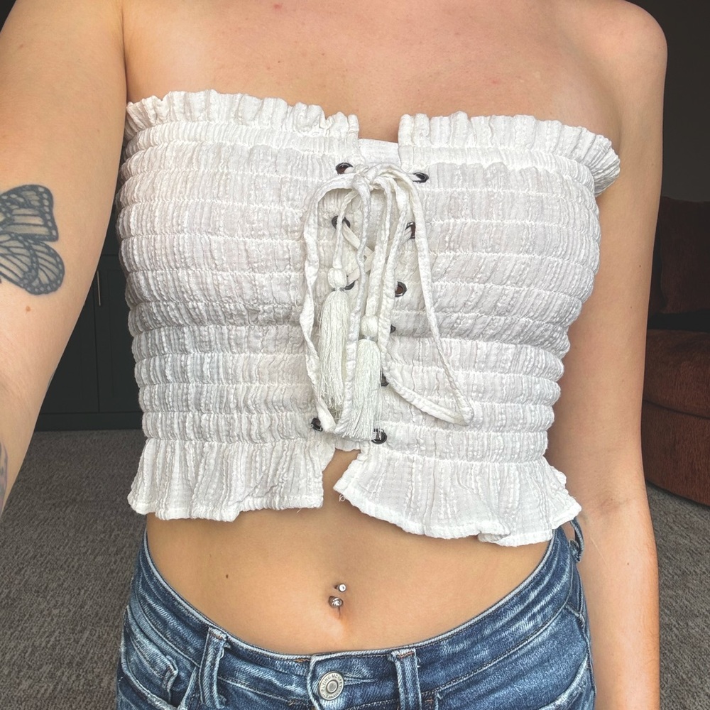 Women’s Stretch Tie Tube Top